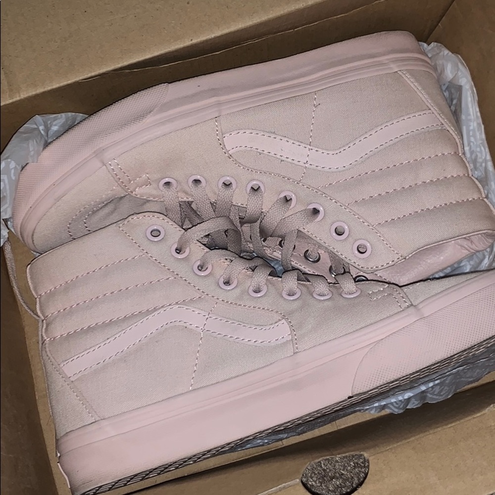 Pink Old School High Top Vans